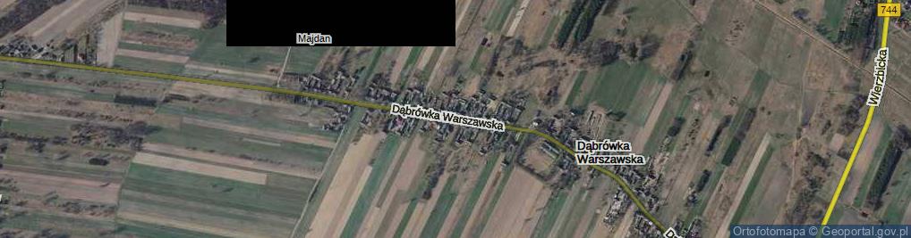 Zdjęcie satelitarne Dąbrówka Warszawska ul.